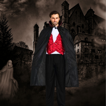 Vampire Costume – Jacket, Pants & Cloak Halloween