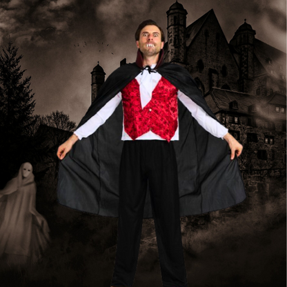 Vampire Costume – Jacket, Pants & Cloak Halloween